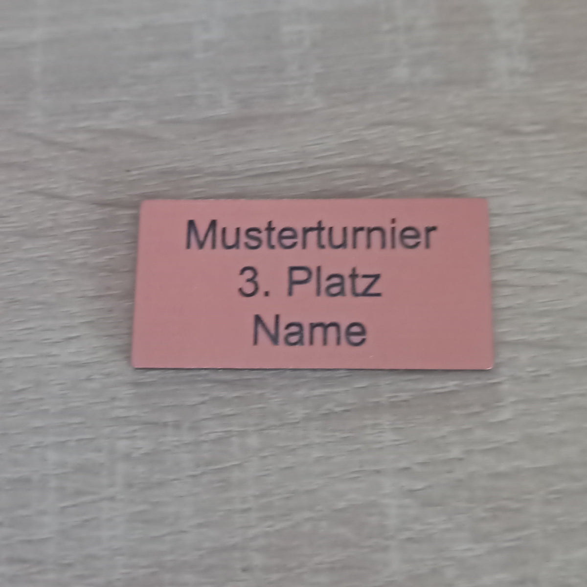 Pokalschild Bronze 3.Platz