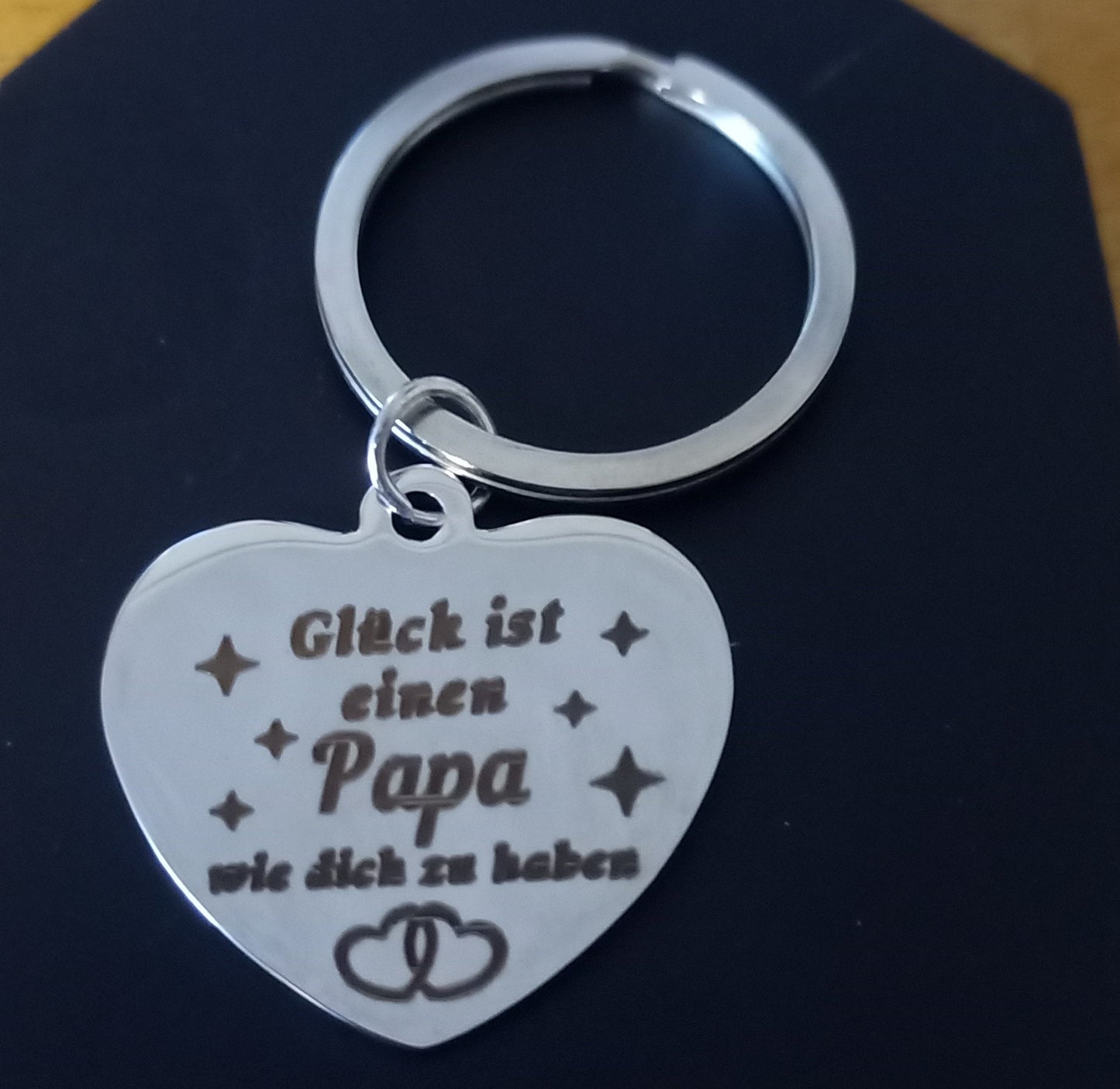 Schlüsselanhänger Glück ist einen Papa wie dich zu haben