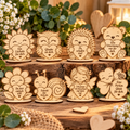 Kleine Glücksmomente -  liebevolle Mutmacher aus Holz mit Herz.