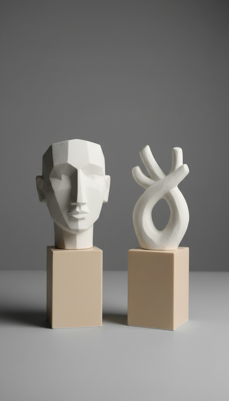 Raysin Skulpturen-Set handgegossen