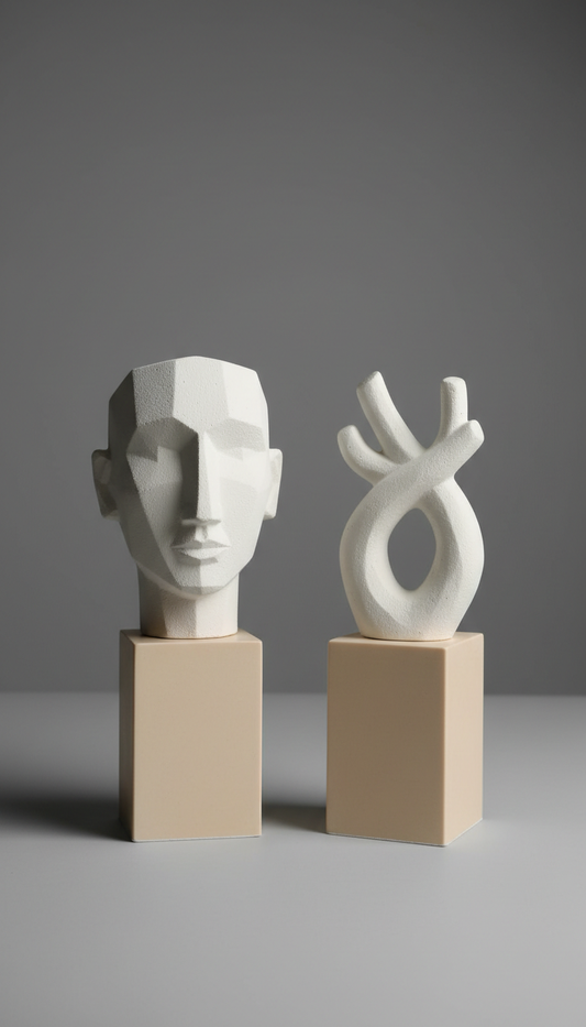 Raysin Skulpturen-Set handgegossen