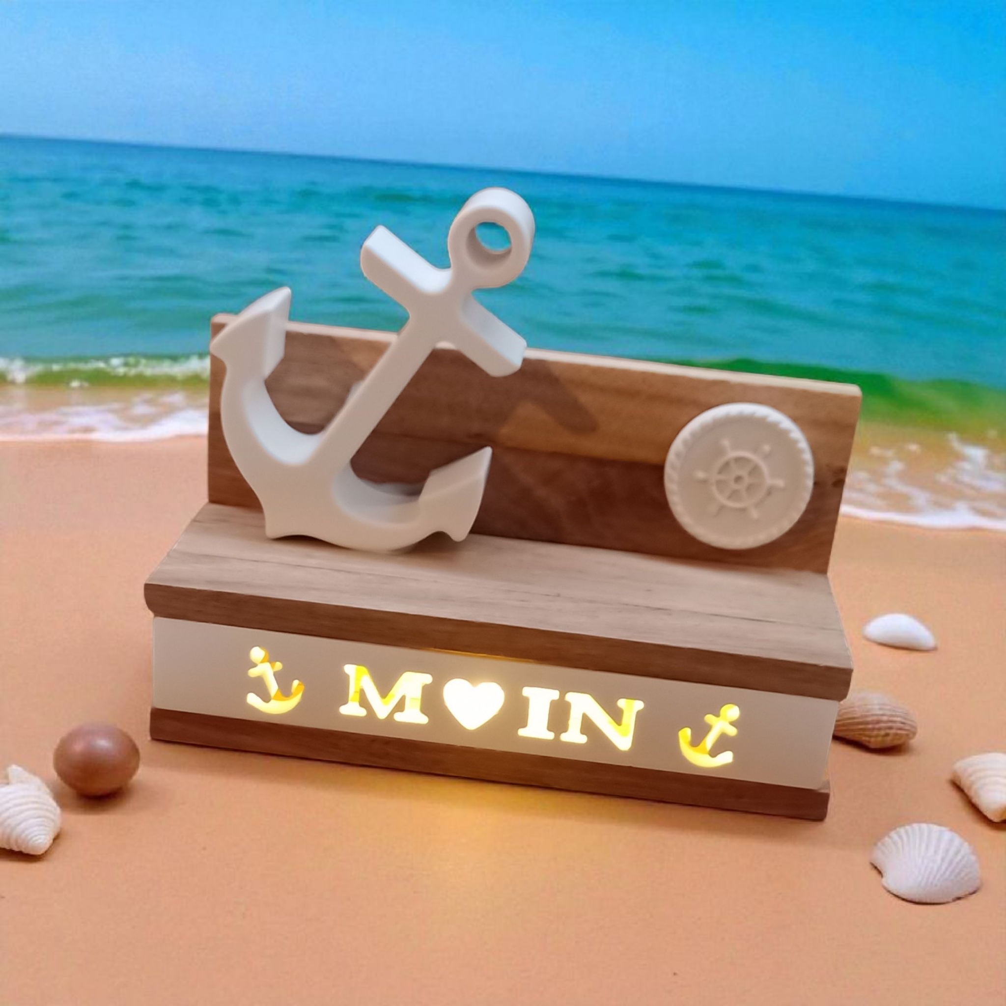 Deko aus Raysin mit Holz und Moin
