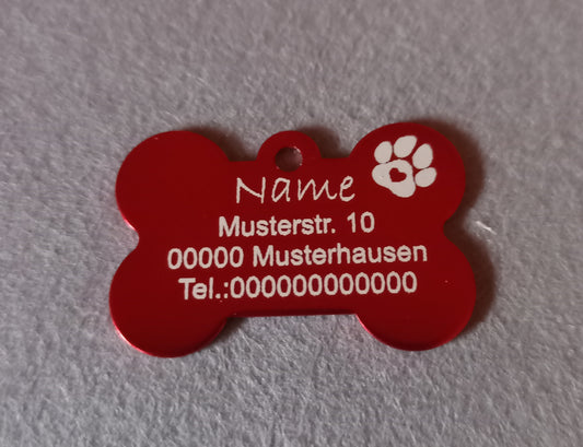 Hundemarken mit Gravur