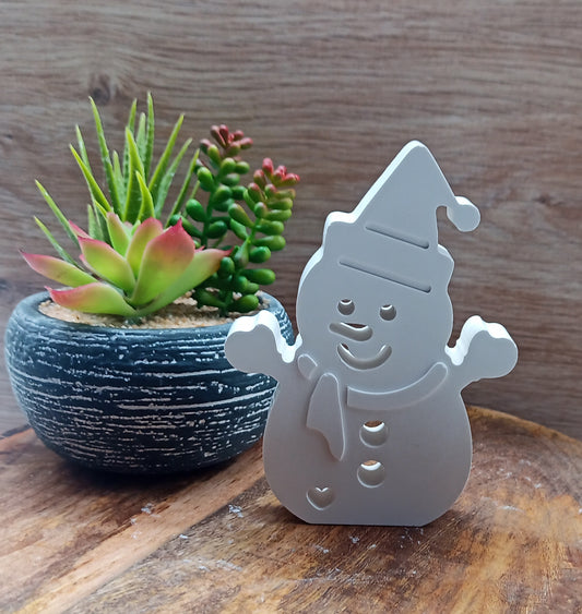 Dekoschneemann aus Raysin
