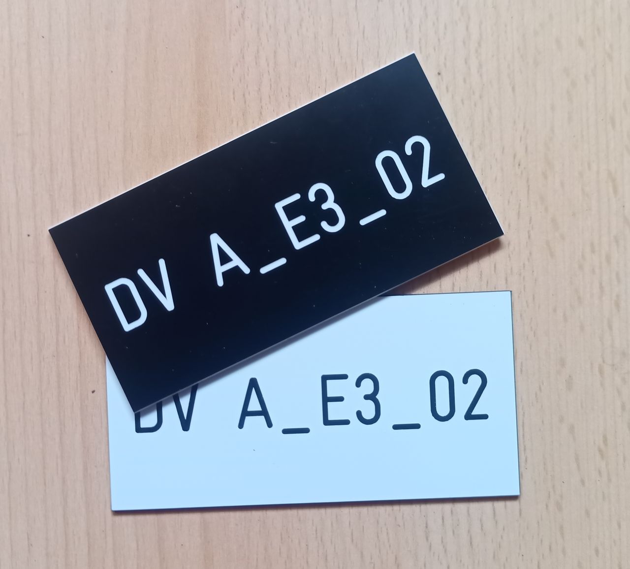 Markierungsschilder für Maschinenbeschriftung