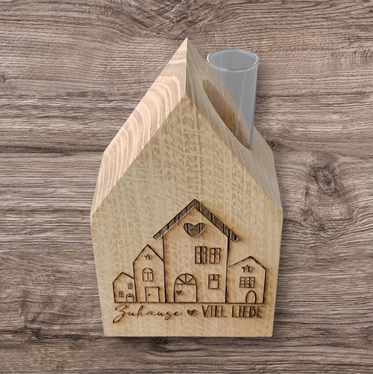 Minihaus aus Holz Zuhause viel Liebe