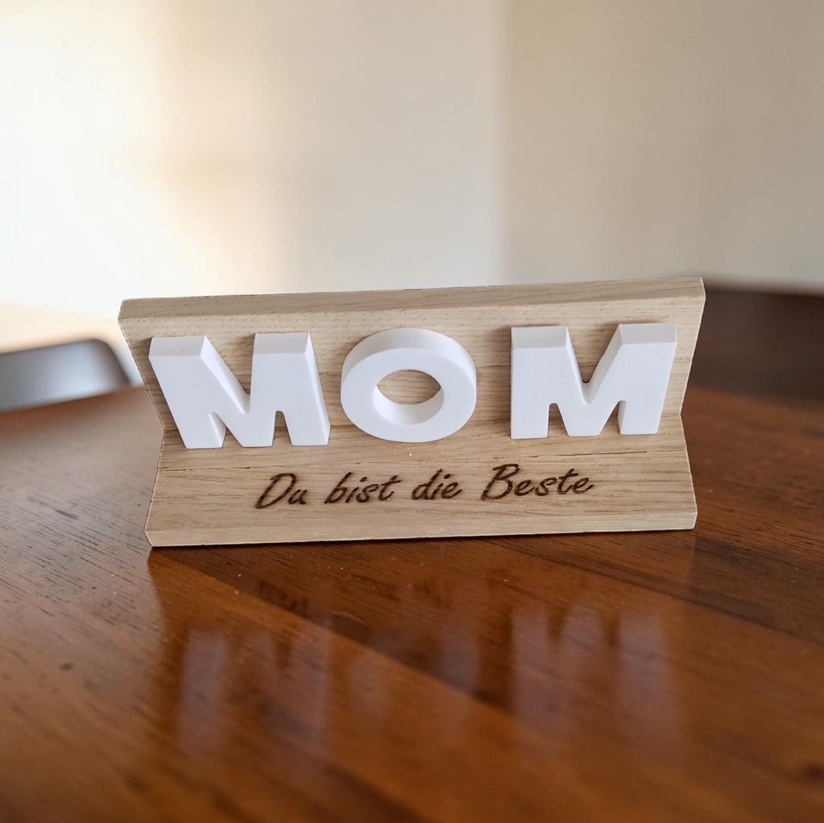 Geschenk für Papa, Opa, Oma & Mom mit Gravur | Raysin & Holz