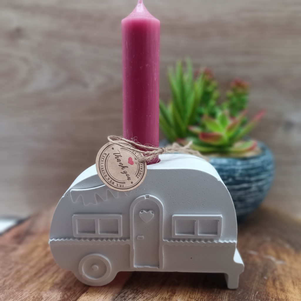Camper Kerzenhalter Nahaufnahme
