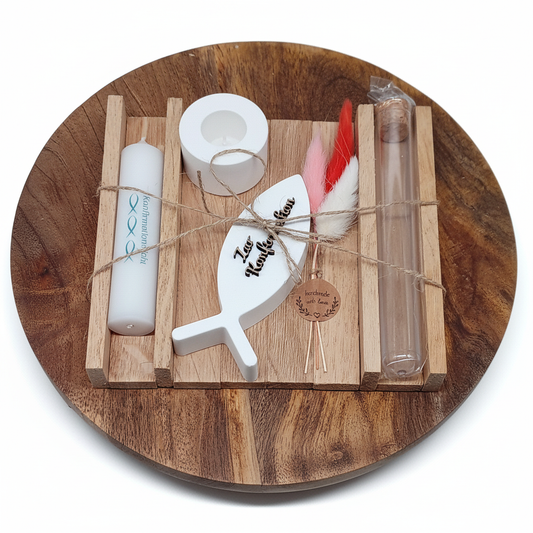 Geldgeschenk Konfirmation Set – Draufsicht