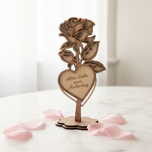 Holzblume Marmor