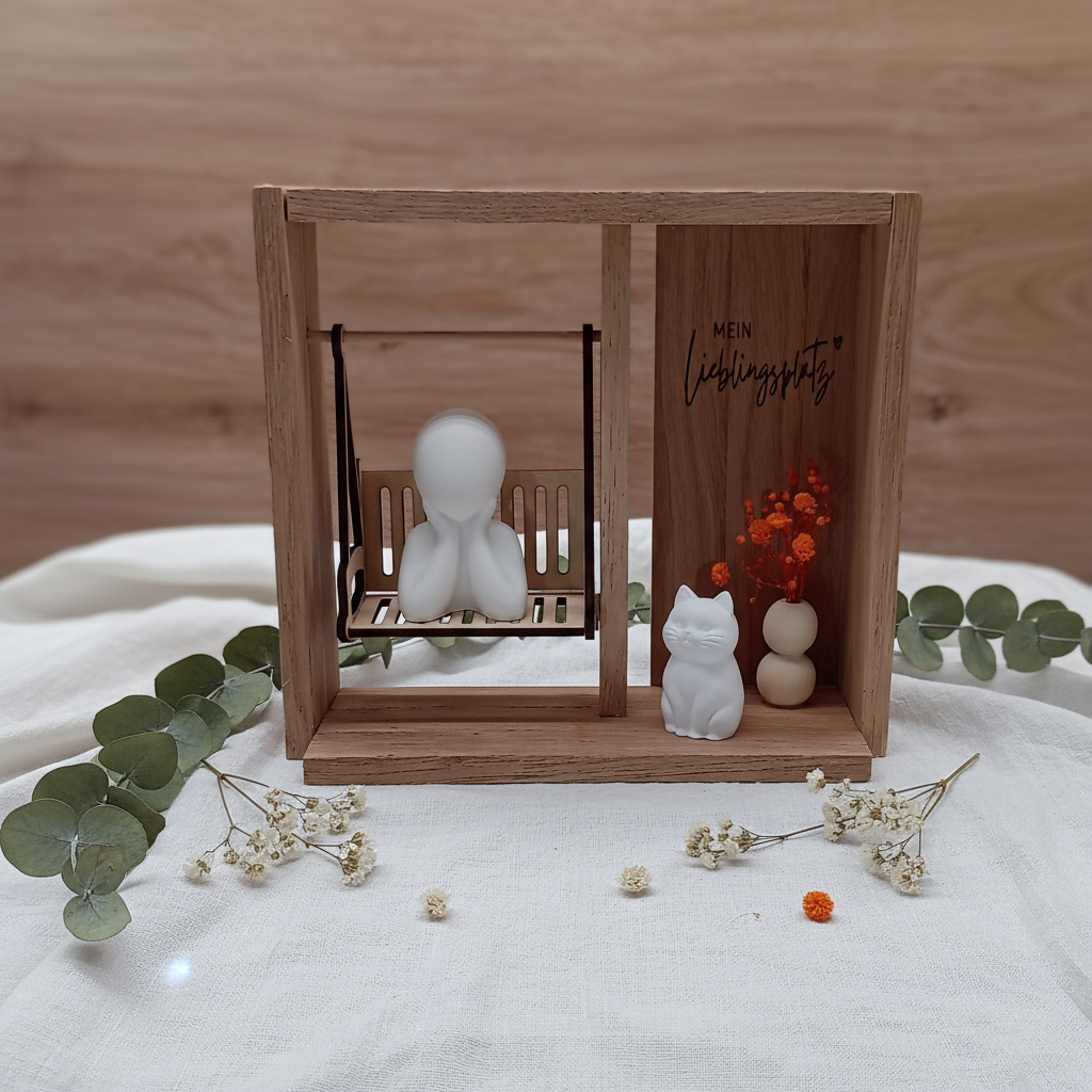 Deko Mein Lieblingsplatz – Geschenkpräsentation