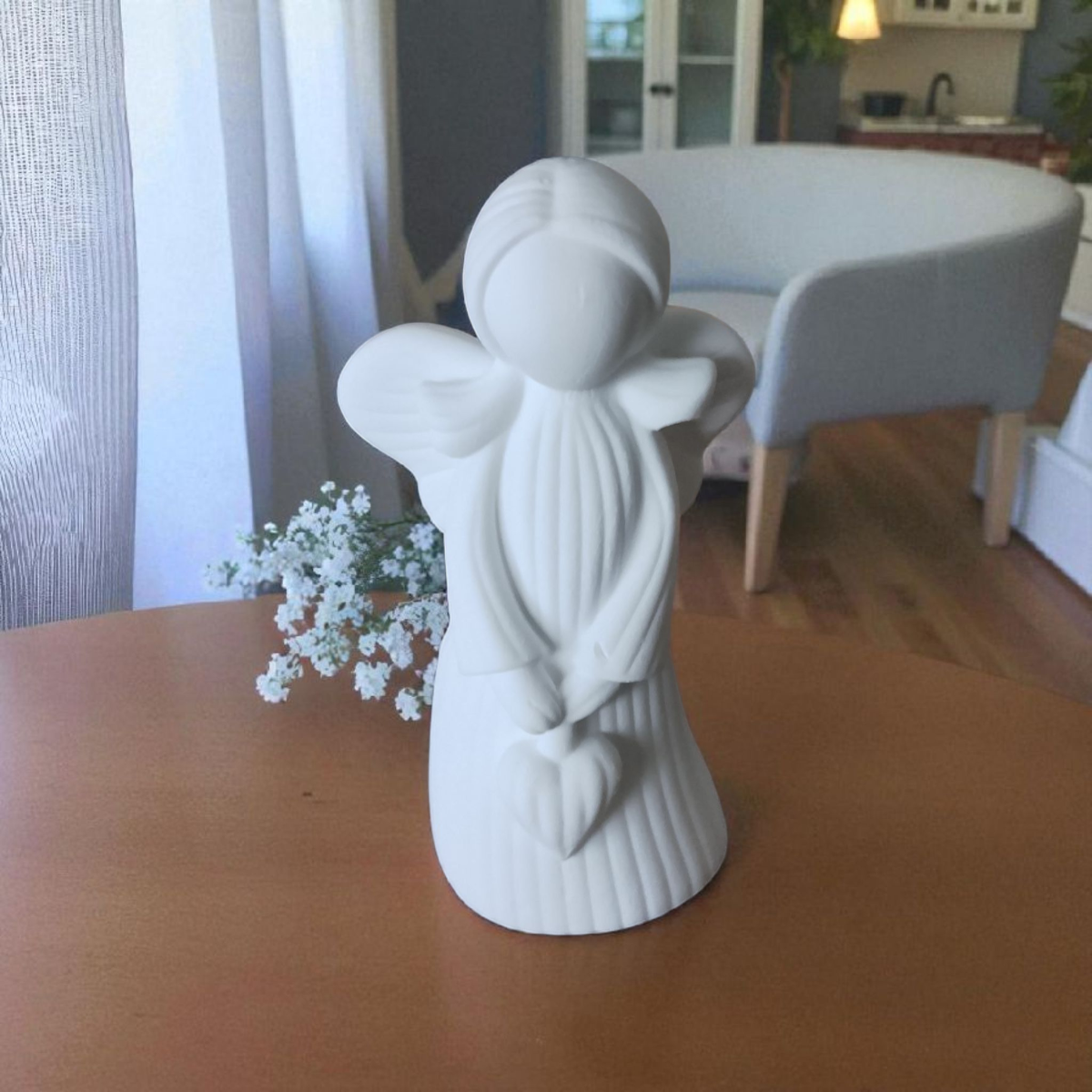 Kleiner Engel aus Keramikguss