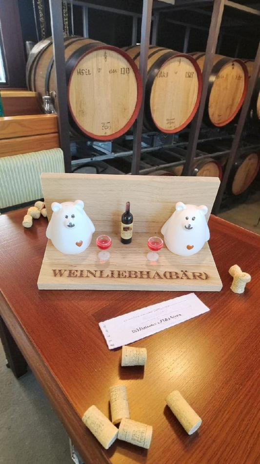 Dekoset " Weinliebhaber" aus Raysin